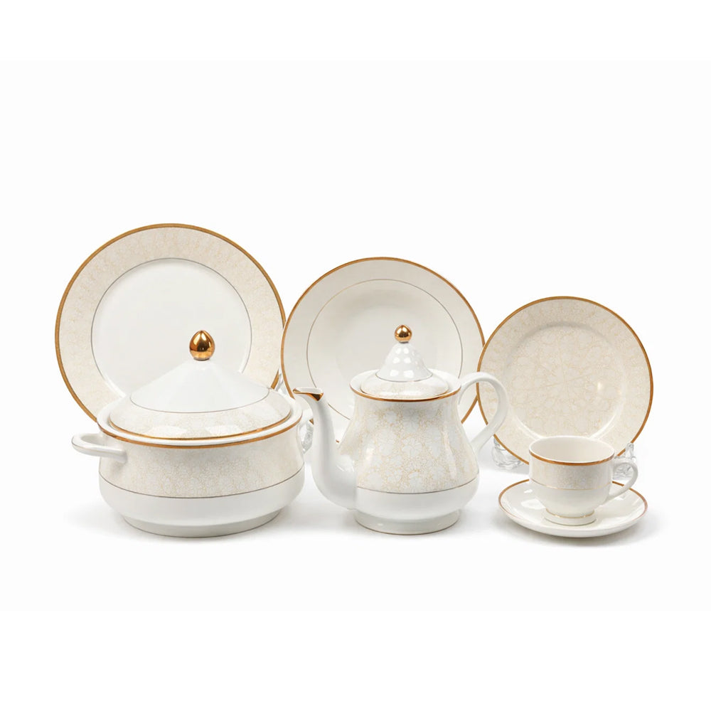 DINNER SET 61PC BONE CHINA GW317 KC