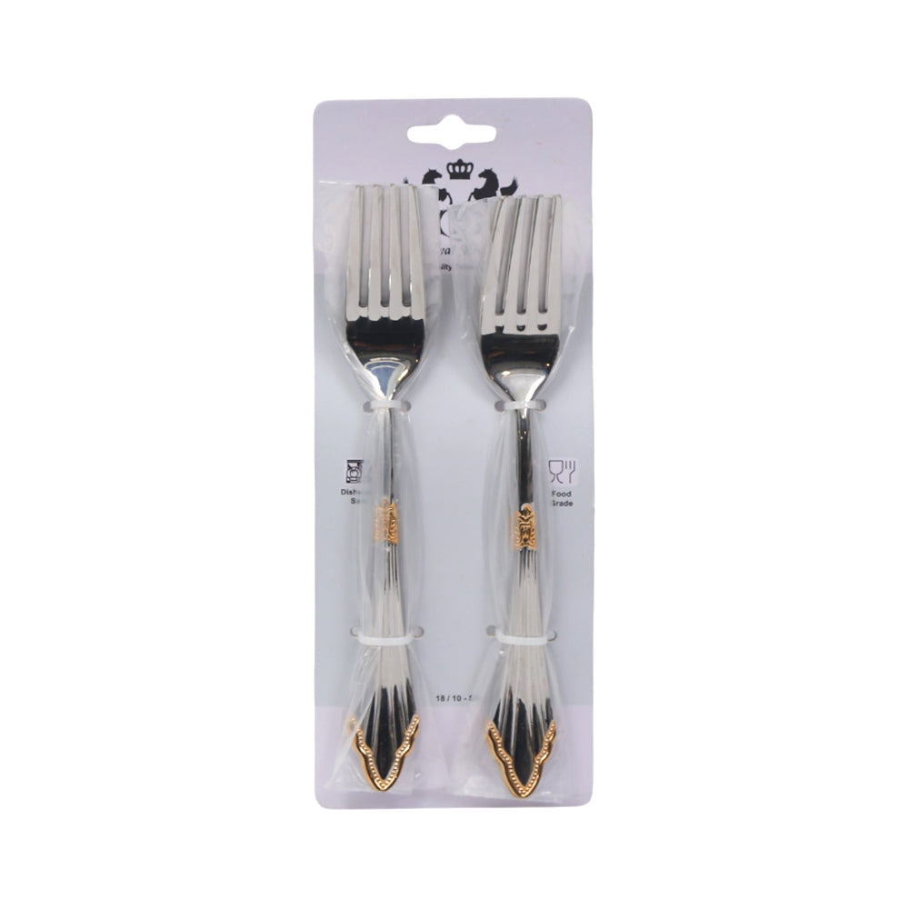 TABLE FORK ROYAL BISTRO IR GOLDEN/SILVER 2010