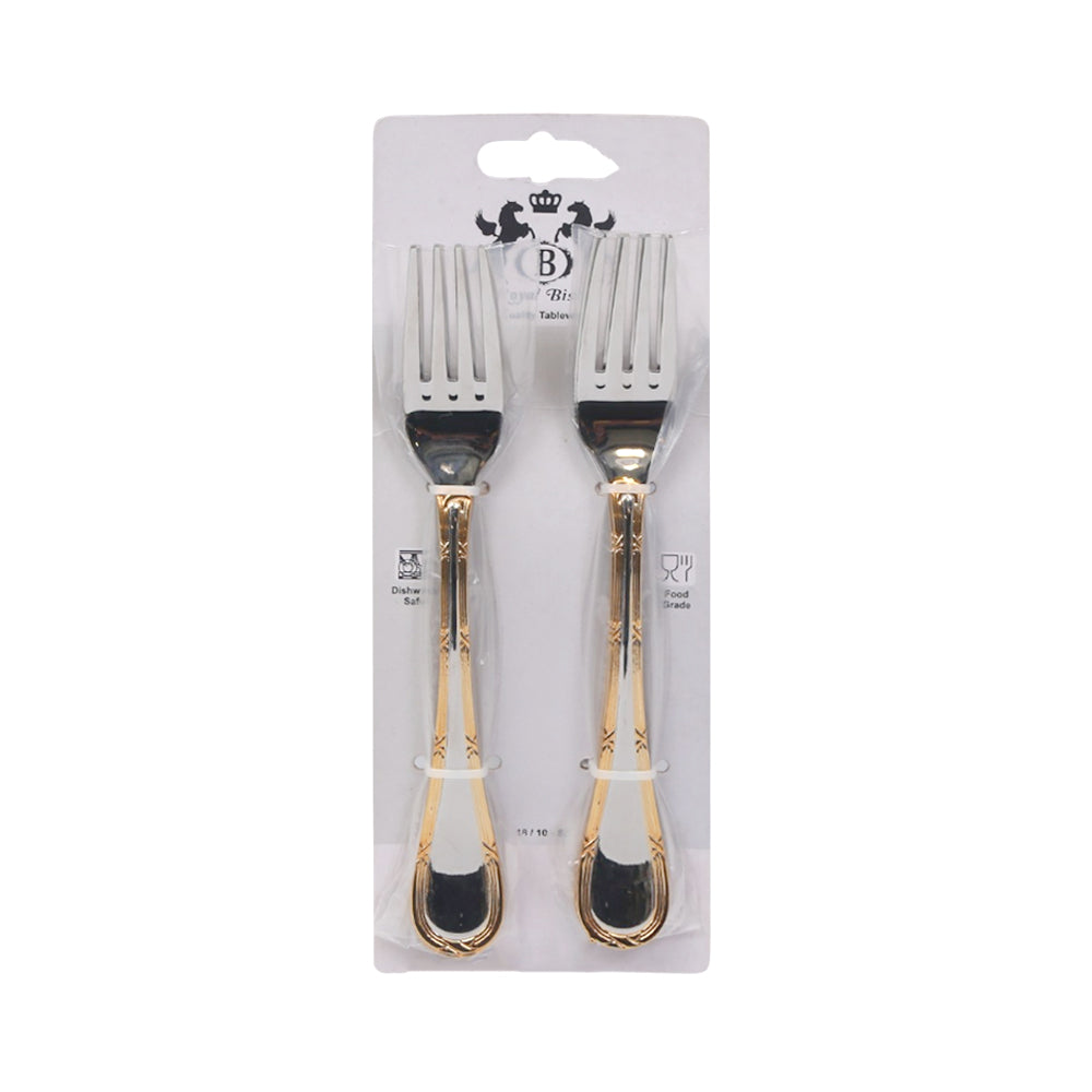 TABLE FORK ROYAL BISTRO IR GOLDEN/SILVER 2014