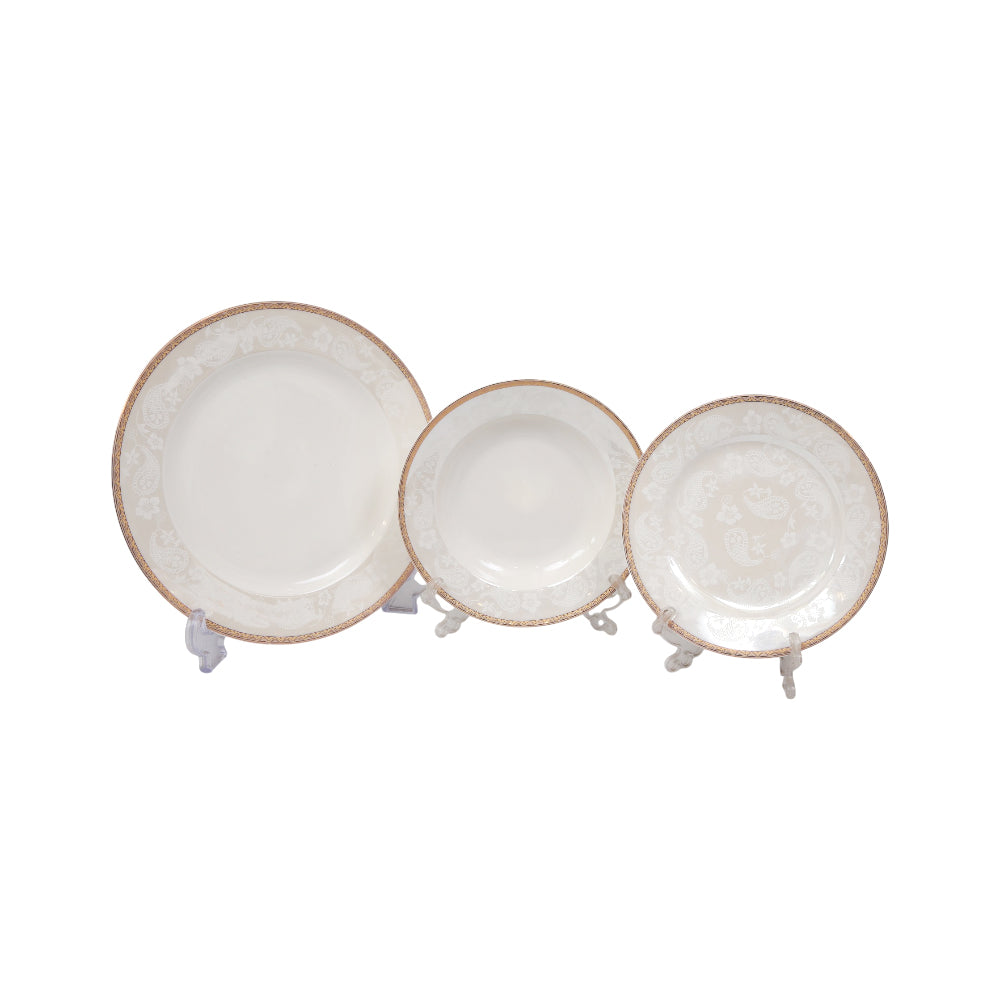 PLATE SET 18PC BONE CHINA 006 KC