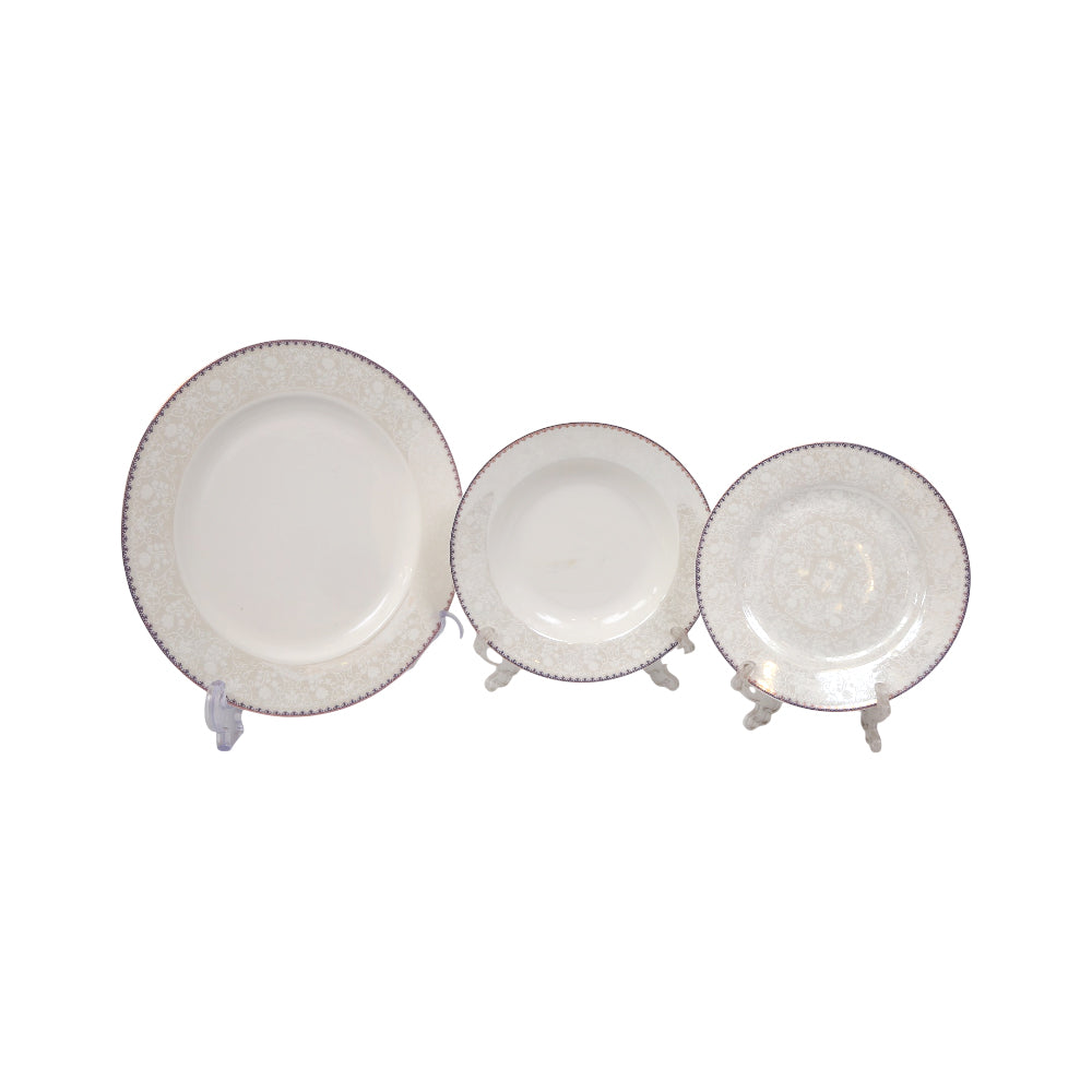 PLATE SET 18PC BONE CHINA 004 KC