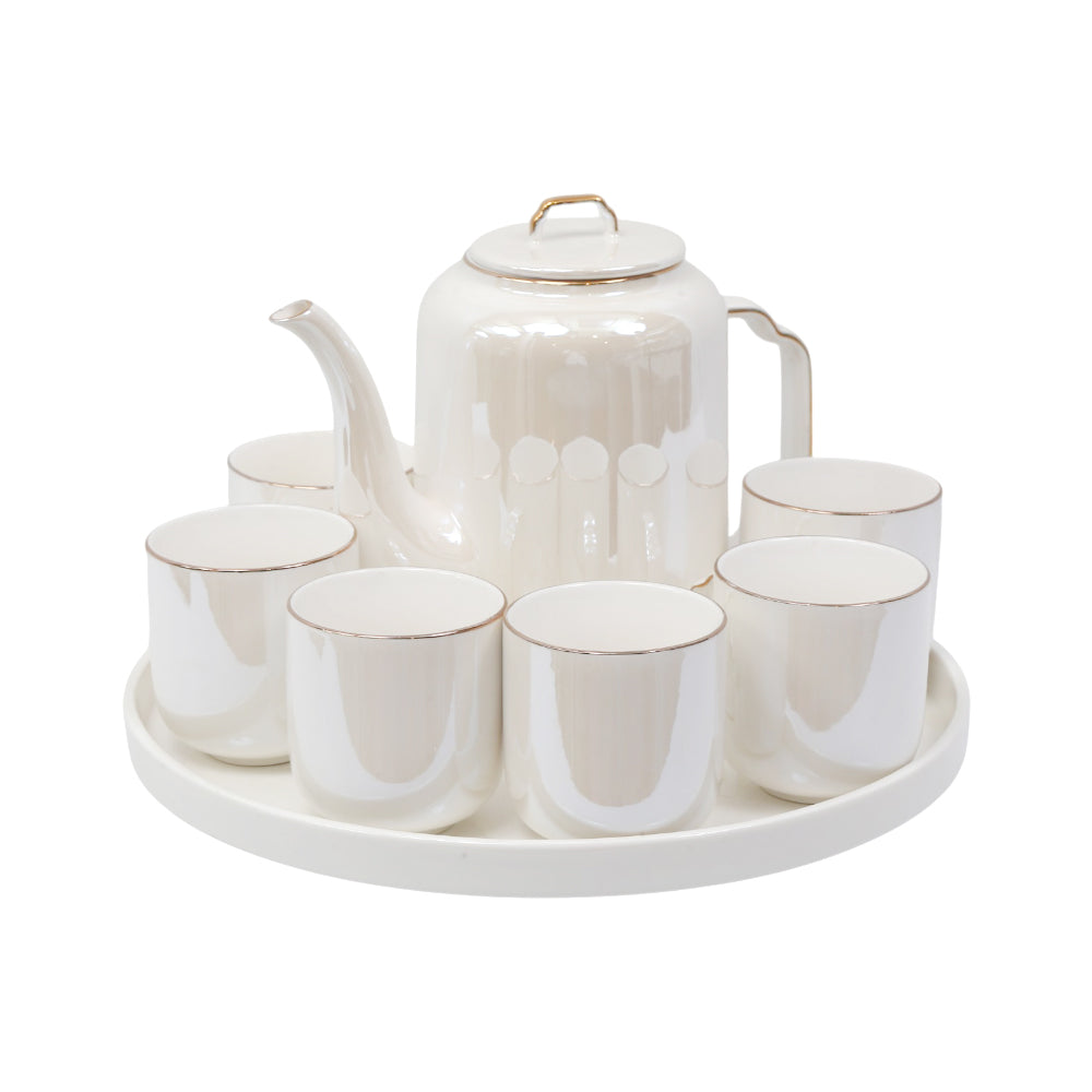 COFFEE SET 9PC CERAMIC REVOLVING IR SW-FA-20