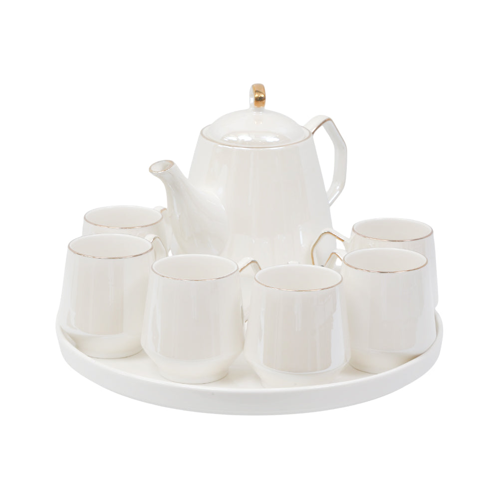 COFFEE SET 9PC CERAMIC REVOLVING IR SW-FA-26
