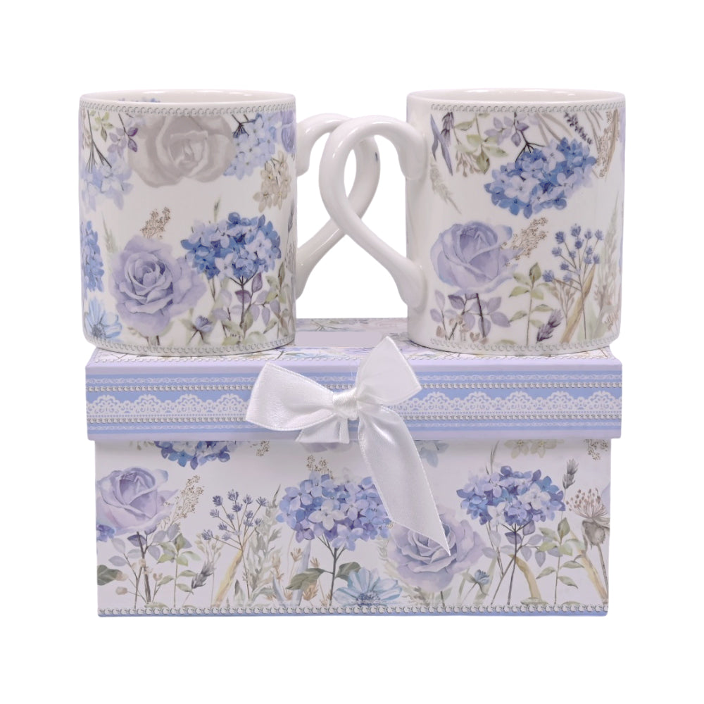 MUG SET 2PC BONE CHINA IR LC007S2/F1-20