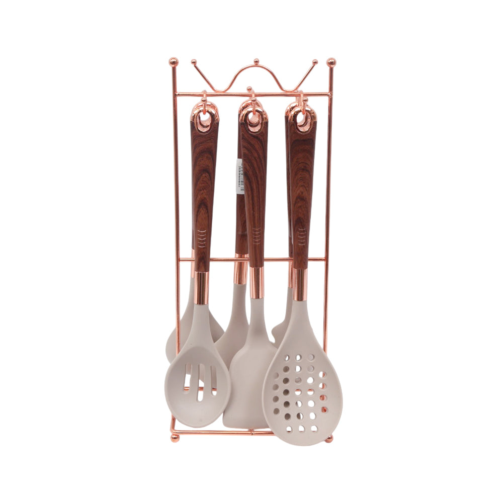 KITCHEN SPOON SET 7PC SILICONE IR KC602/E25-30