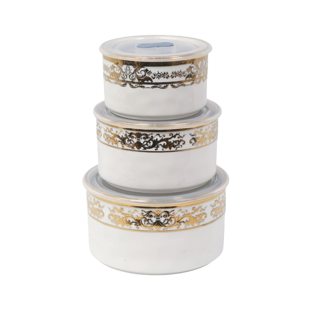 BOWL SET 3PC WITH LID L032-D ZTK