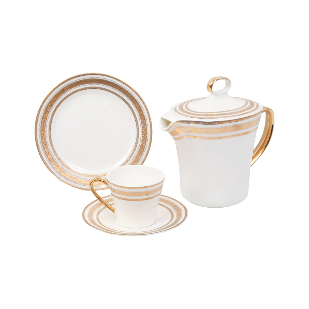 TEA SET 24PC BONE DESIGN NO.3