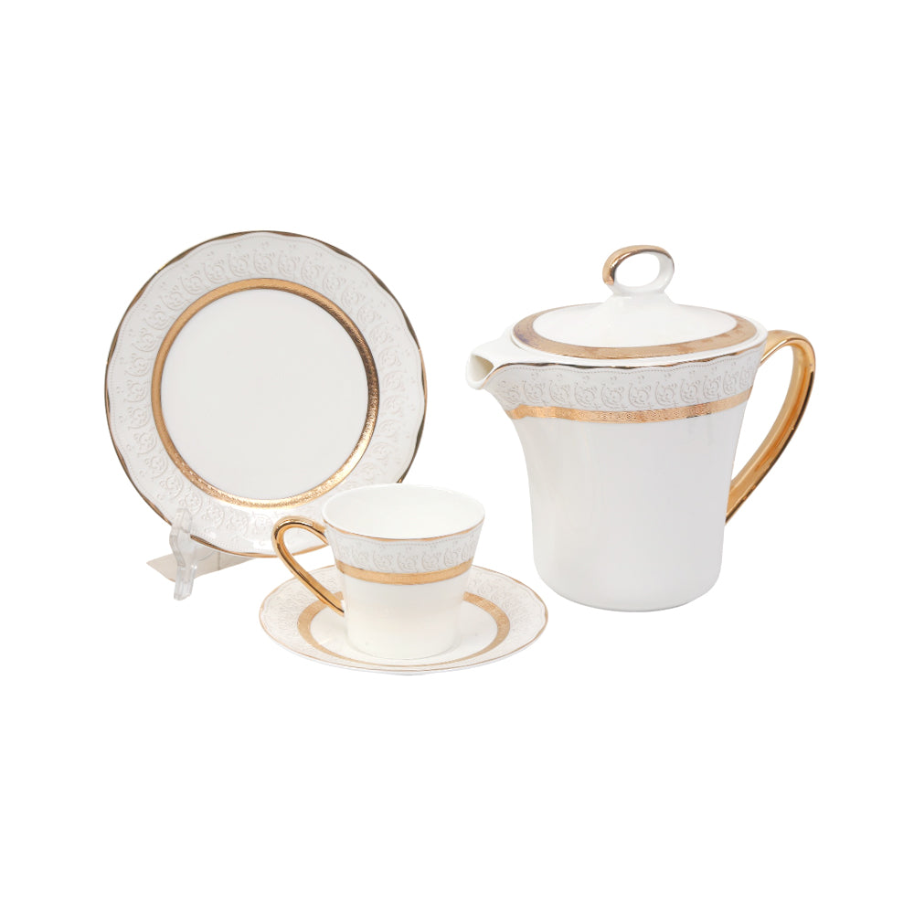 TEA SET 24PC BONE DESIGN NO.5