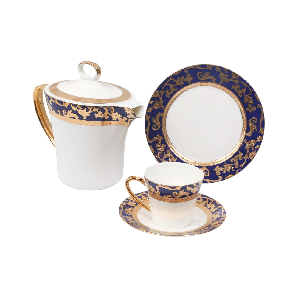 TEA SET 24PC BONE DESIGN NO.4