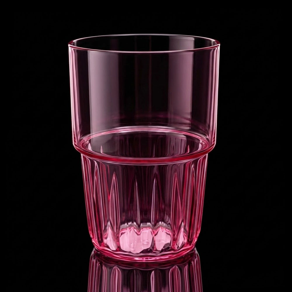 GLASS ACRYLIC PREMIUM KJ43 PURPLE (Pack of 6)