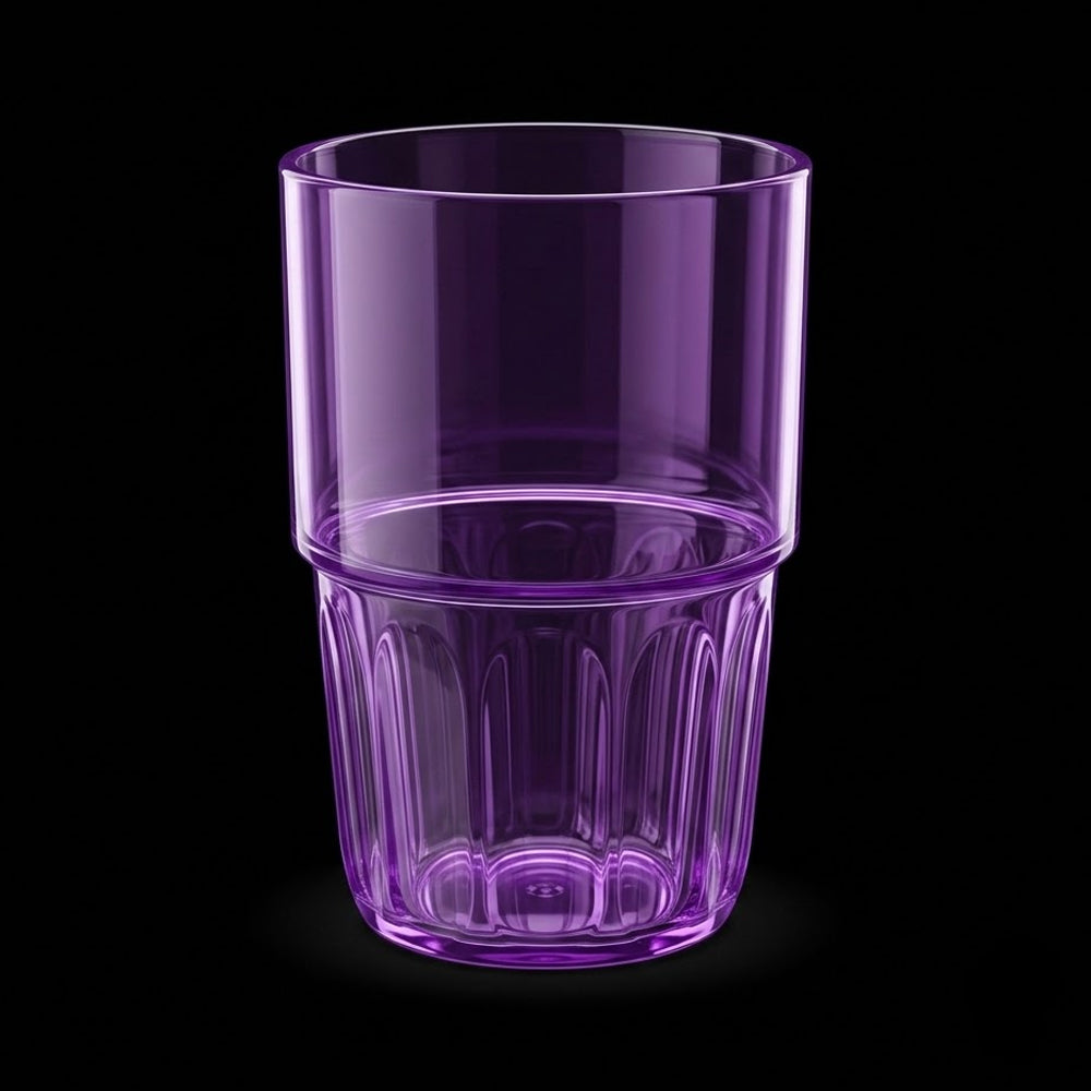 GLASS ACRYLIC PREMIUM KJ43 PINK (Pack of 6)