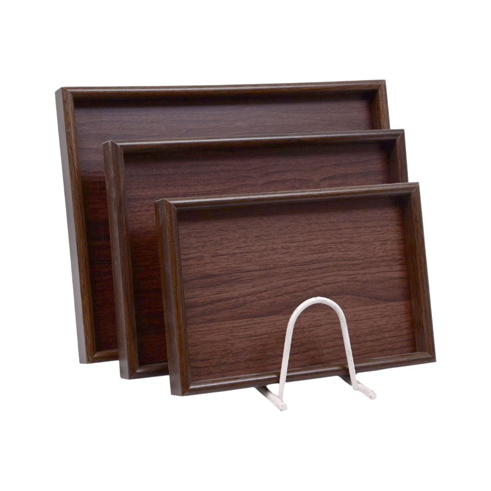 TRAY SET 3PC WOODEN ABC25-A411-4