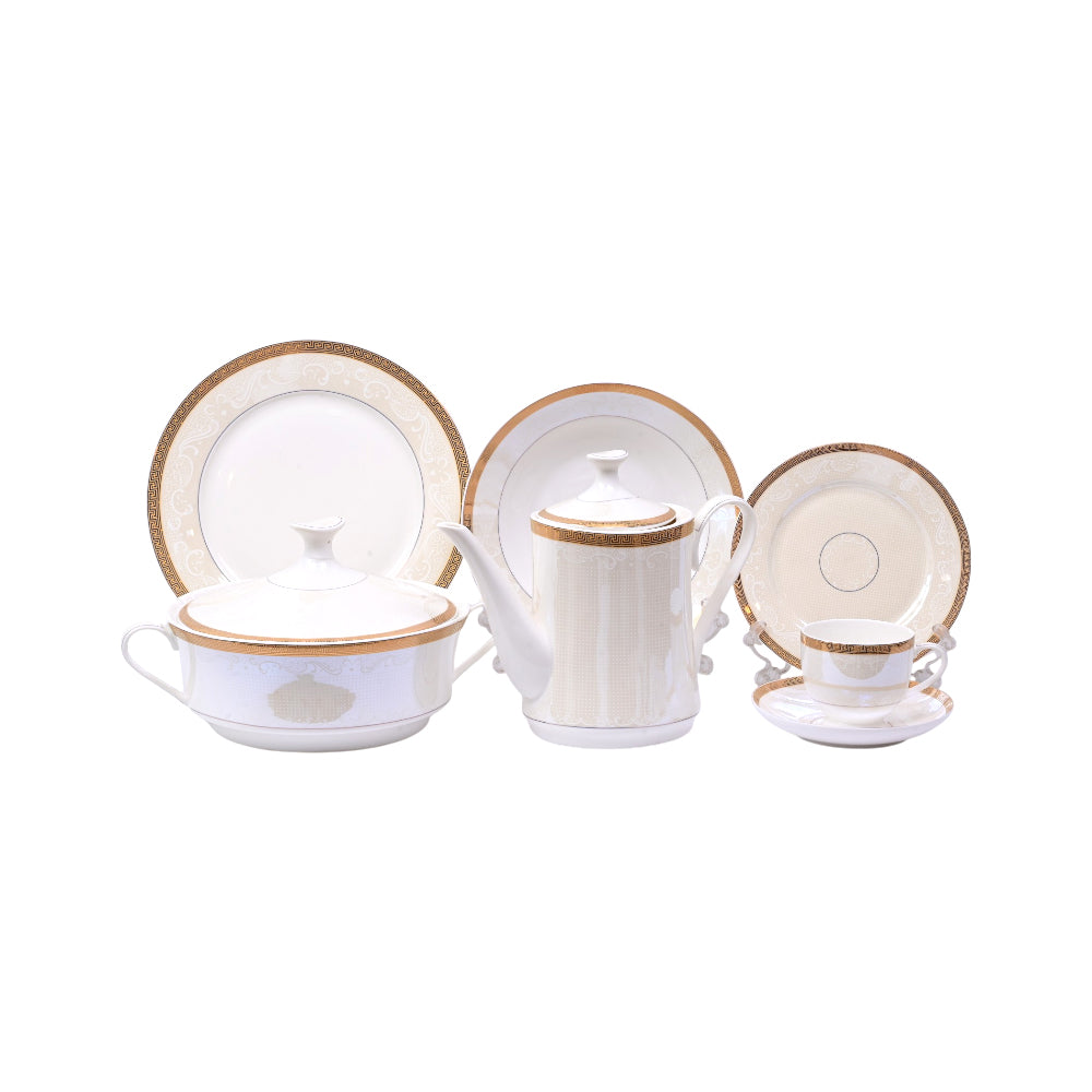 DINNER SET 61PC BONE CHINA TY341 KC