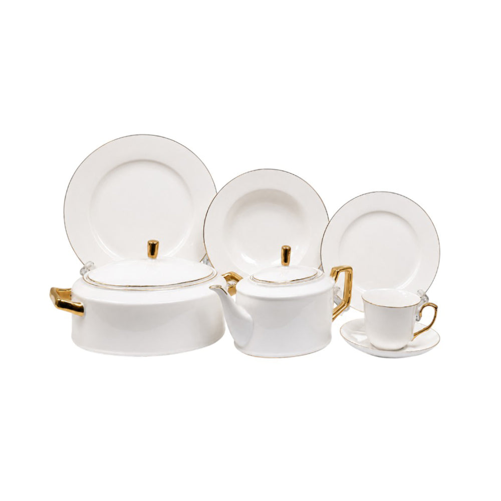DINNER SET 61PC BONE CHINA LD-GGK AFK