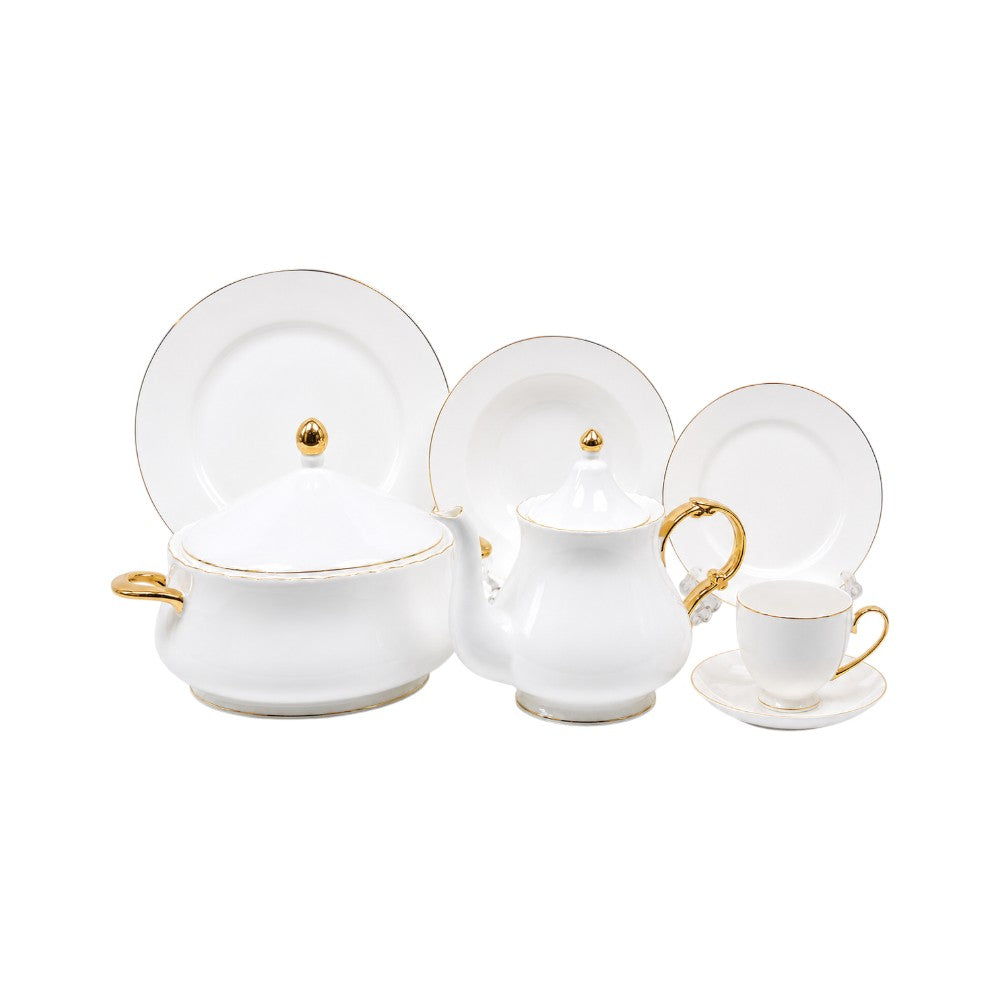 DINNER SET 61PC BONE CHINA GW-GGK AFK