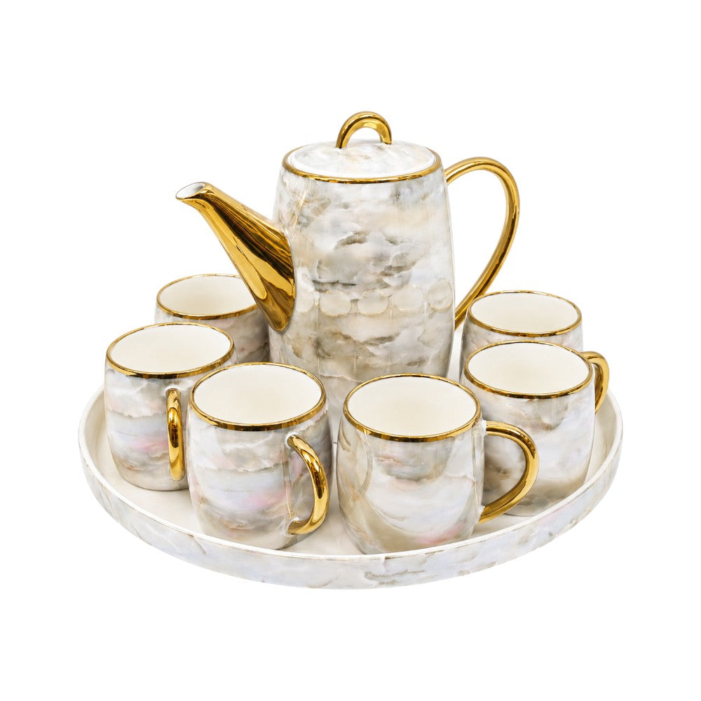 COFFEE SET 9PC CERAMIC TS003 MS
