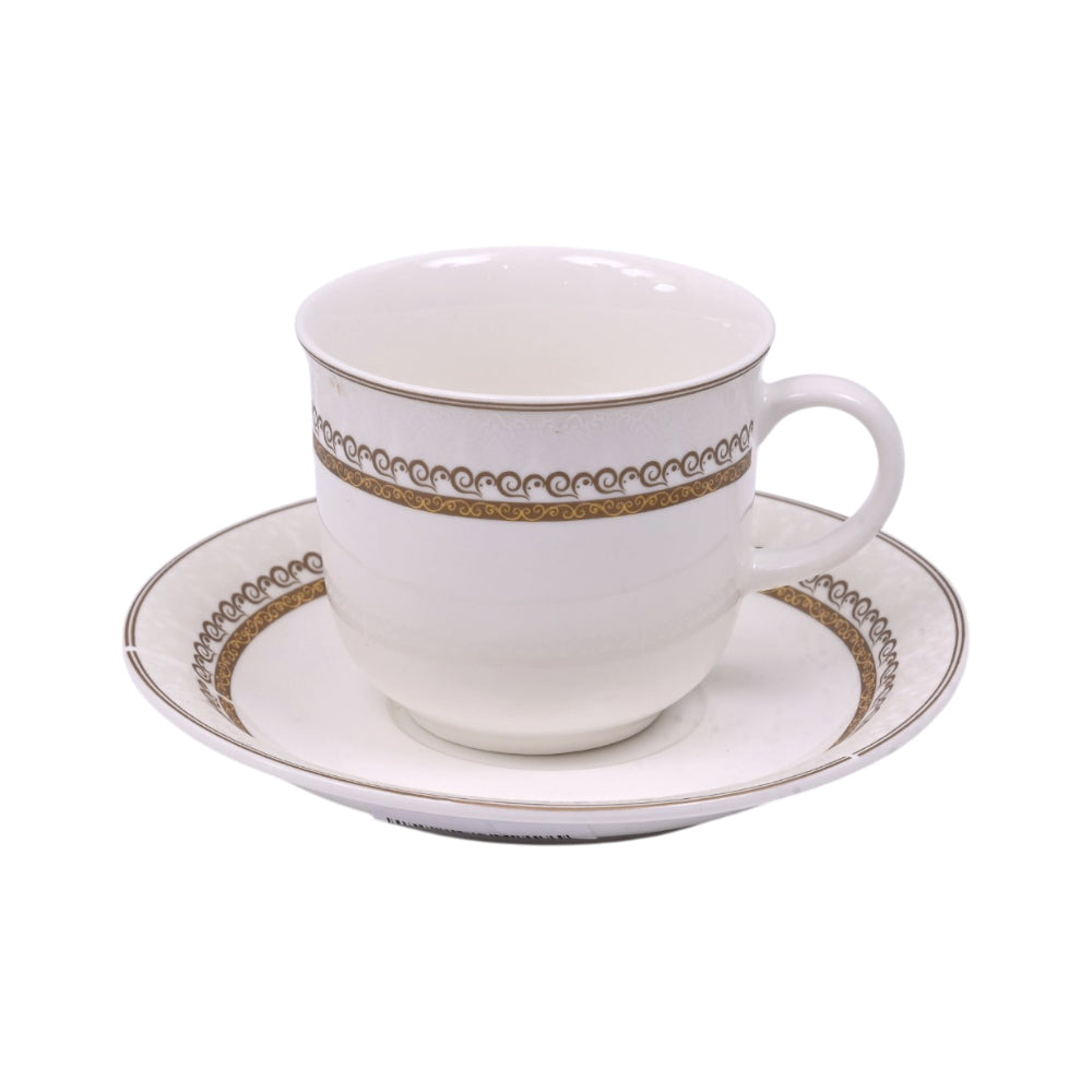 CUP SAUCER BONE CHINA WR 02589 RC-Pack of 6