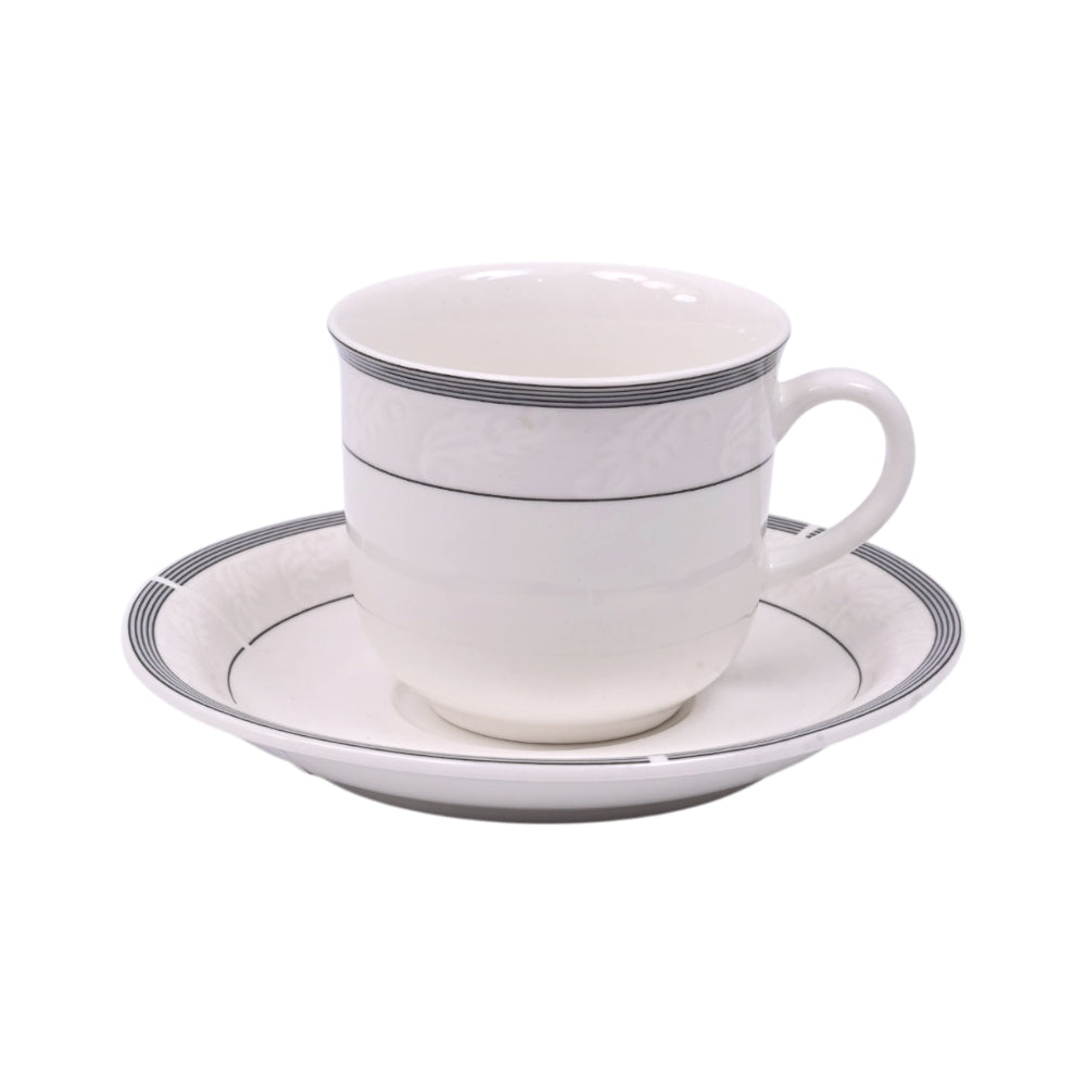 CUP SAUCER BONE CHINA WR 01260 RC (Pack of 6)
