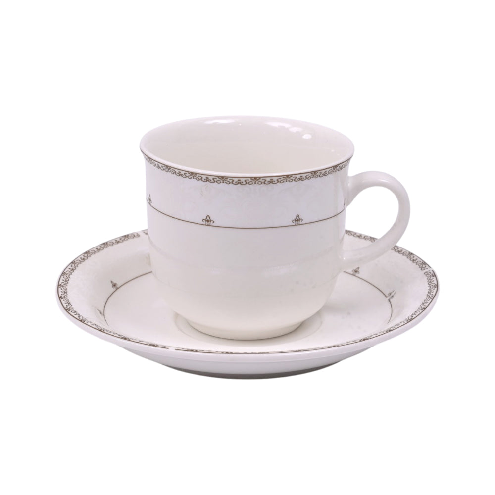 CUP SAUCER BONE CHINA WR 03507 RC-Pack of 6