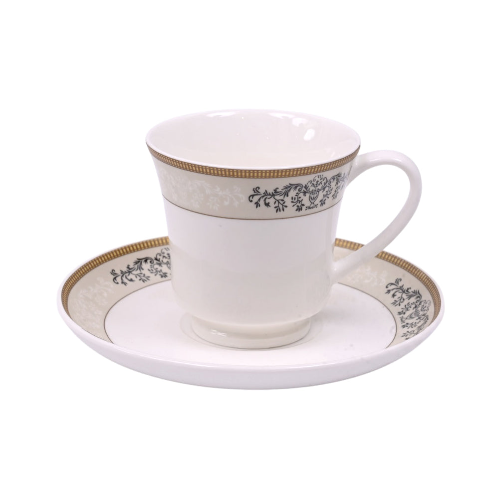 CUP SAUCER BONE CHINA FINE 05365 RC-Pack of 6
