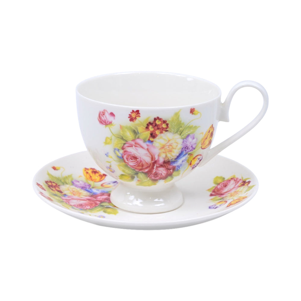 CUP & SAUCER SET 6 PC ROYAL BISTRO IR YS001