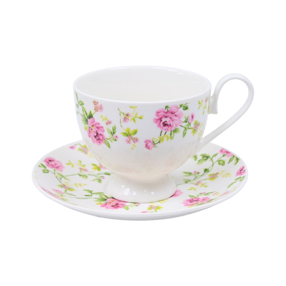 CUP & SAUCER SET 6 PC ROYAL BISTRO IR YS002