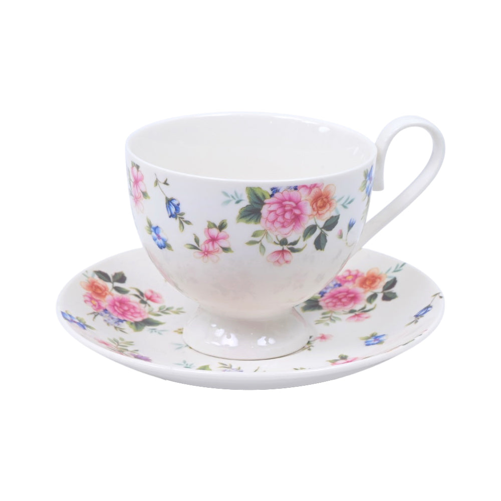 CUP & SAUCER SET 6 PC ROYAL BISTRO IR YS004