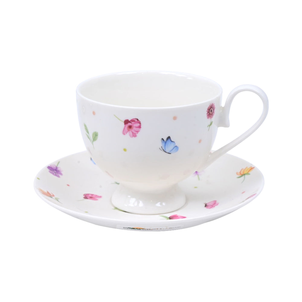 CUP & SAUCER SET 6 PC ROYAL BISTRO IR YS005