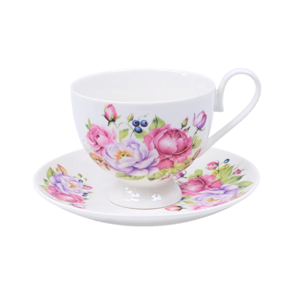 CUP & SAUCER SET 6 PC ROYAL BISTRO IR YS006