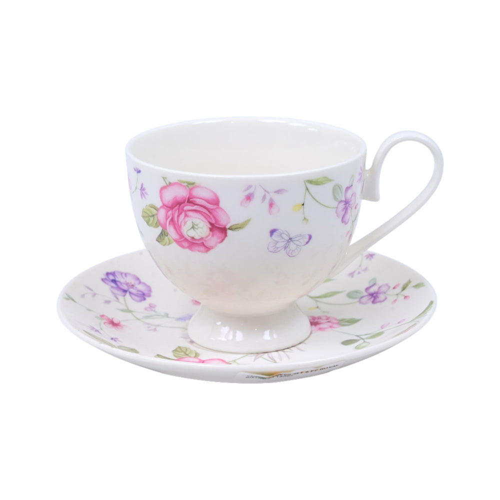 CUP & SAUCER SET 6 PC ROYAL BISTRO IR YS007