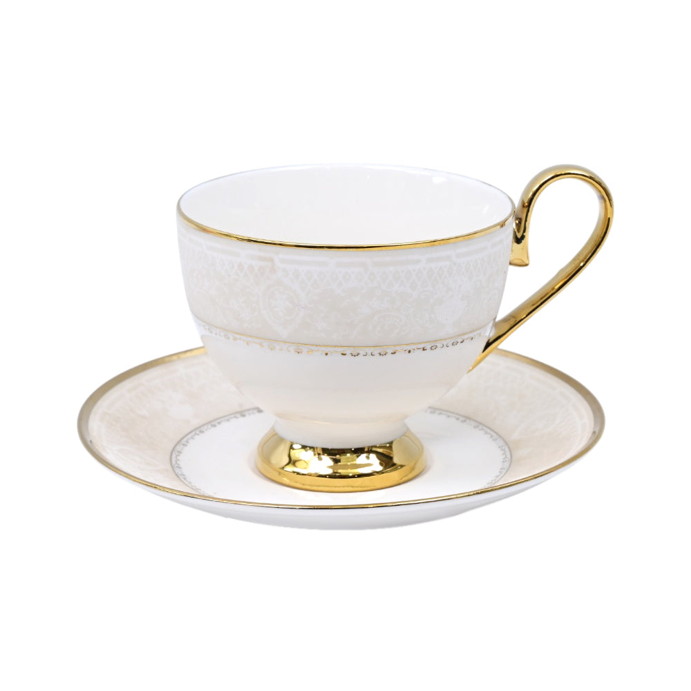 CUP & SAUCER SET 6 PC ROYAL BISTRO IR YS23039
