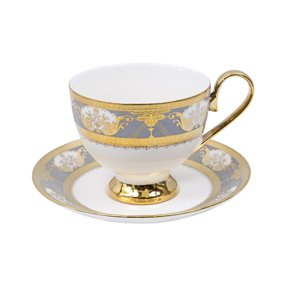 CUP & SAUCER SET 6 PC ROYAL BISTRO IR YS19010