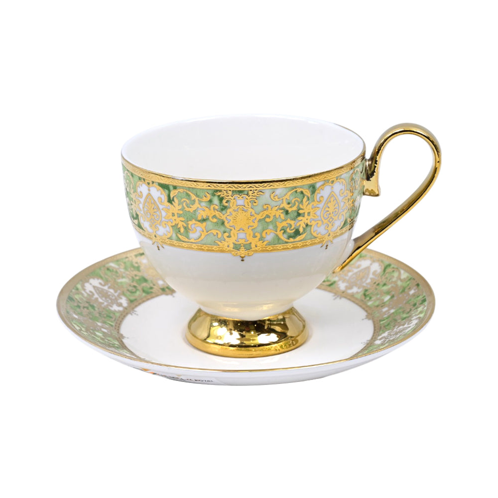 CUP & SAUCER SET 6 PC ROYAL BISTRO IR YKD24048