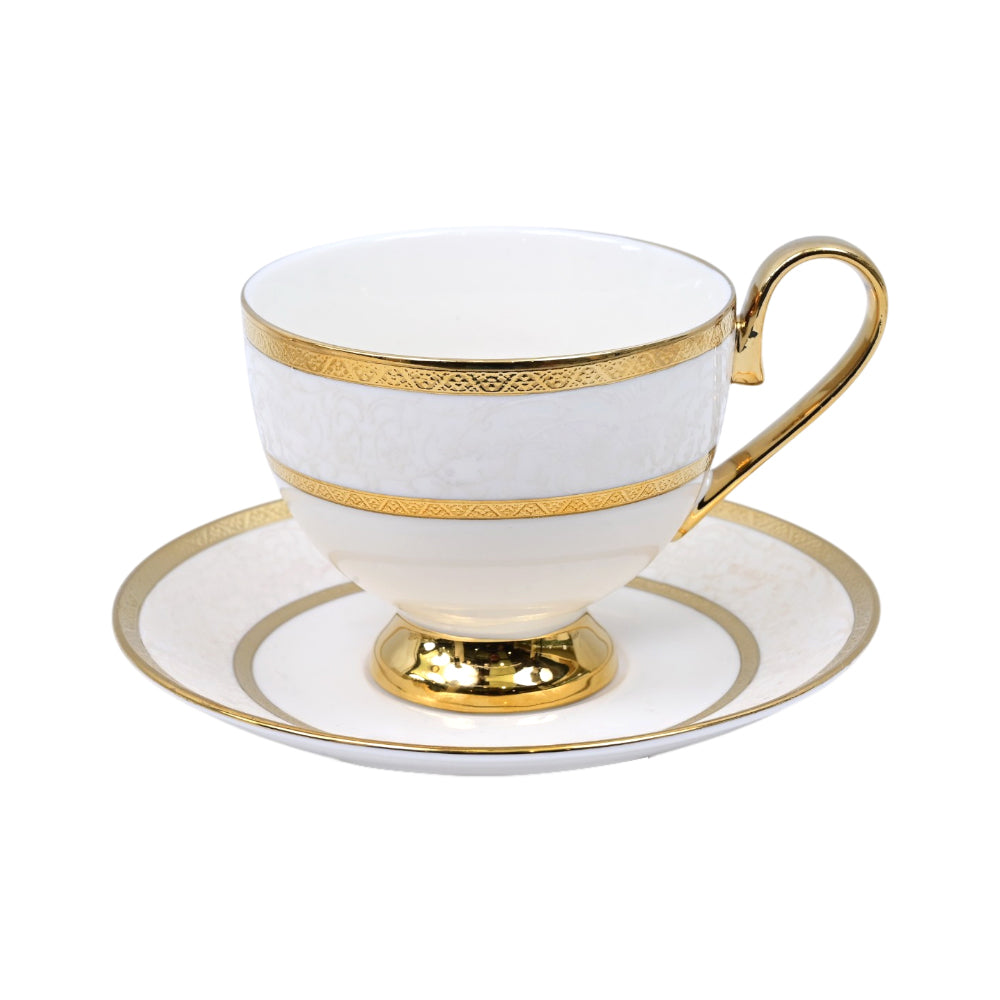 CUP & SAUCER SET 6 PC ROYAL BISTRO IR YS18010