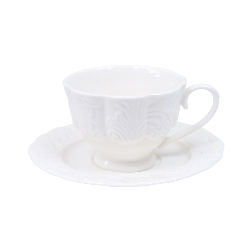 CUP & SAUCER SET 6 PC ROYAL BISTRO IR HC002