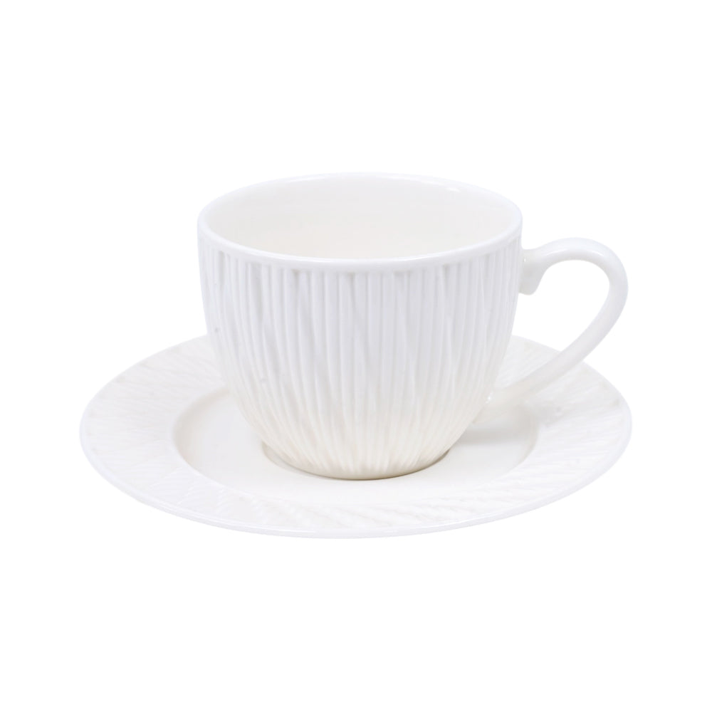 CUP & SAUCER SET 6 PC ROYAL BISTRO IR HC003