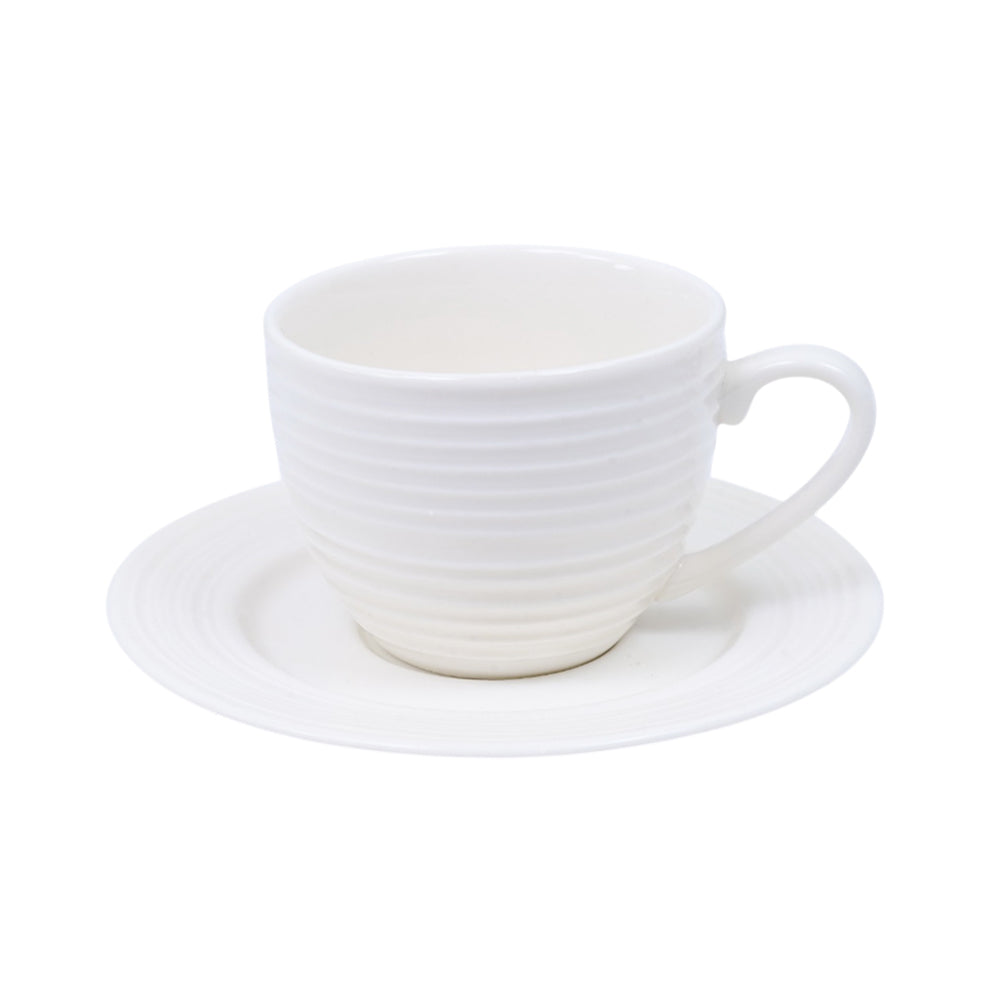 CUP & SAUCER SET 6 PC ROYAL BISTRO IR HC004