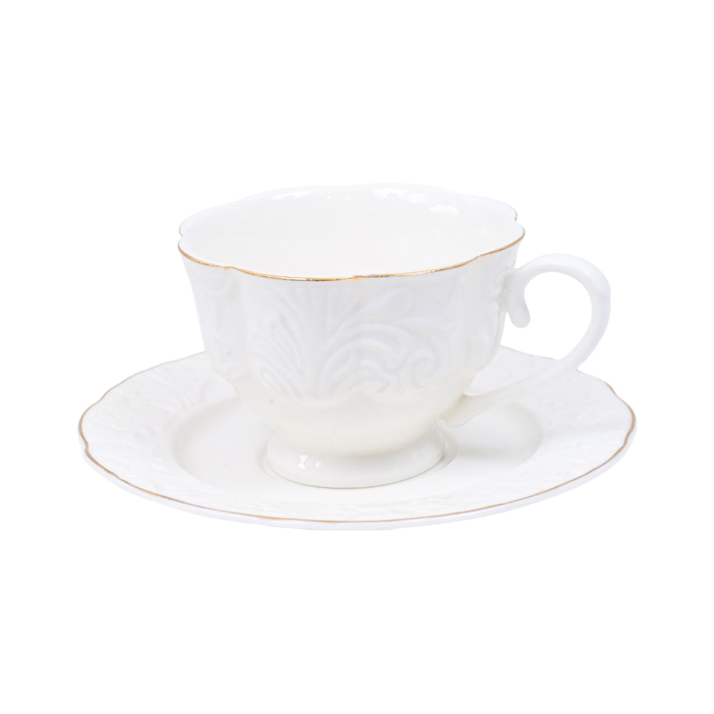 CUP & SAUCER SET 6 PC ROYAL BISTRO IR GKHC002