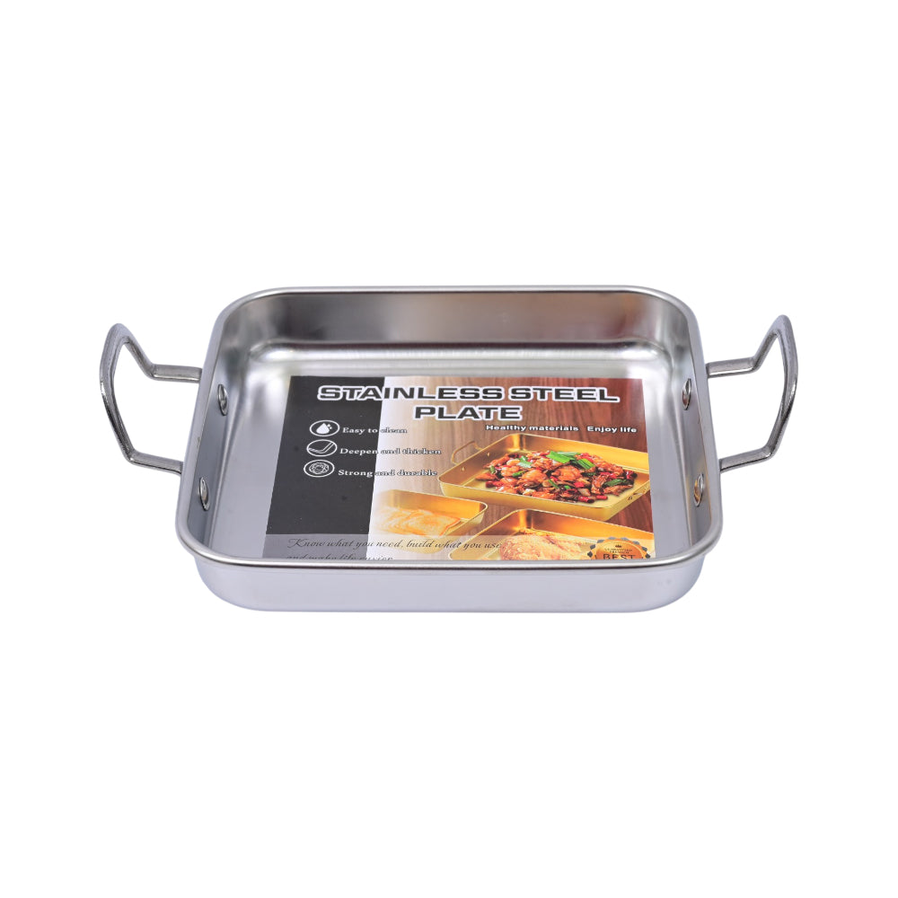 TRAY STEEL SQUARE SILVER 16922-75 ZIK