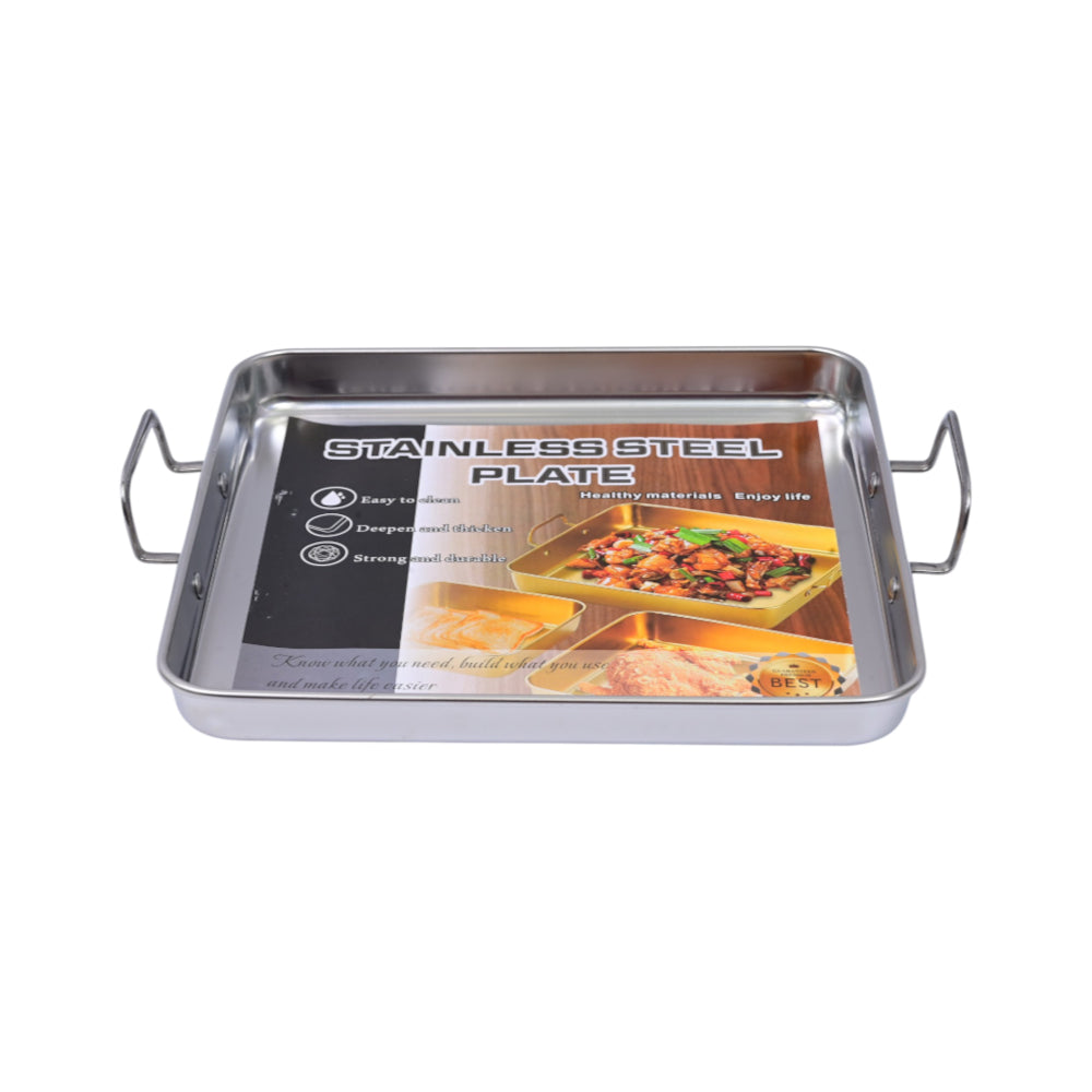 TRAY STEEL SQUARE SILVER 16922-77 ZIK