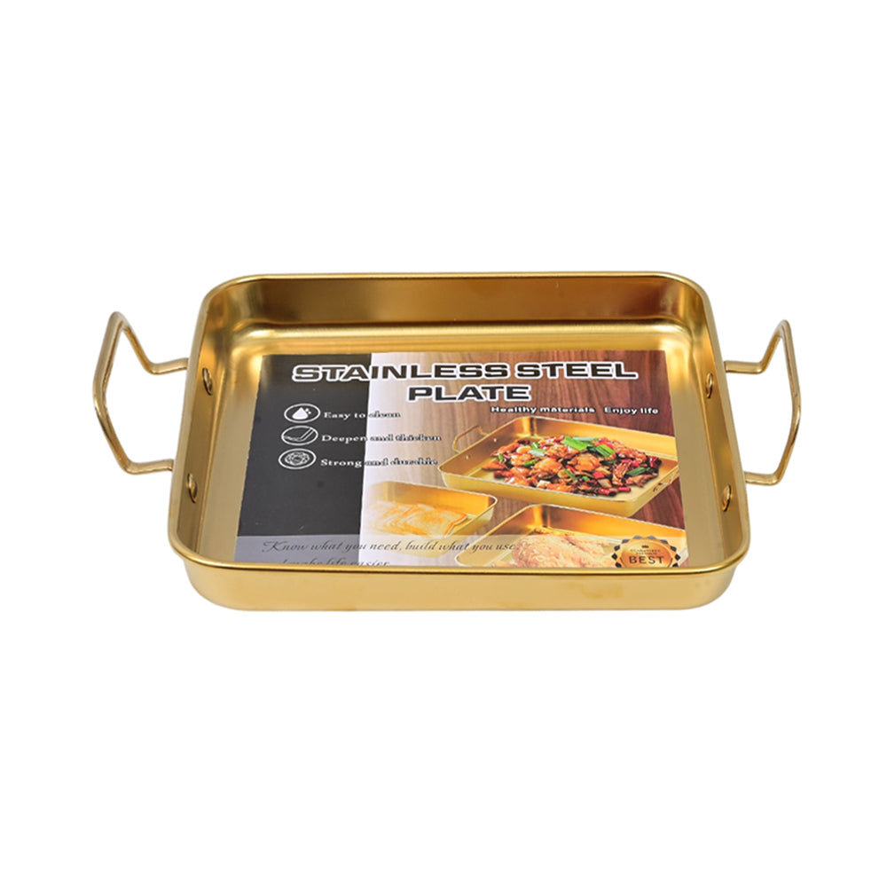TRAY STEEL SQUARE GOLDEN 16922-79 ZIK