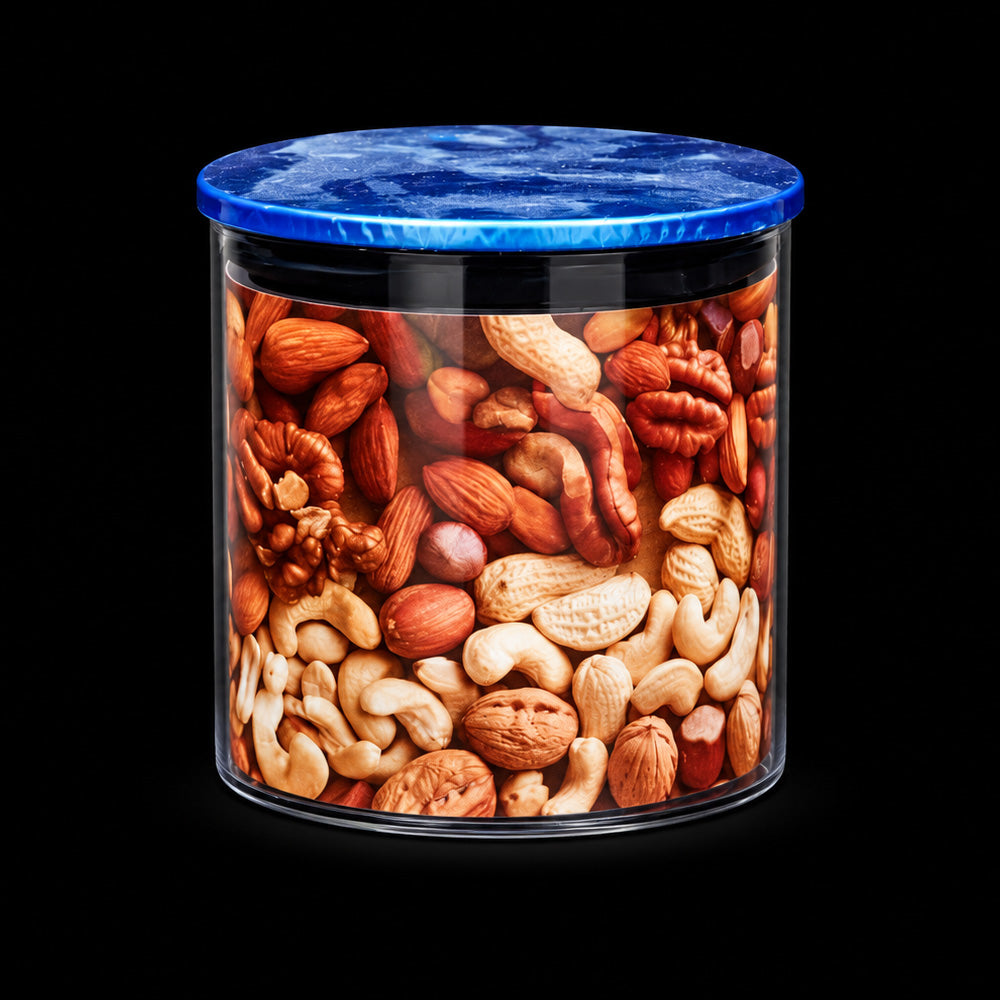 JAR WELLDECO ROUND STEEL LID WG10-685 SS