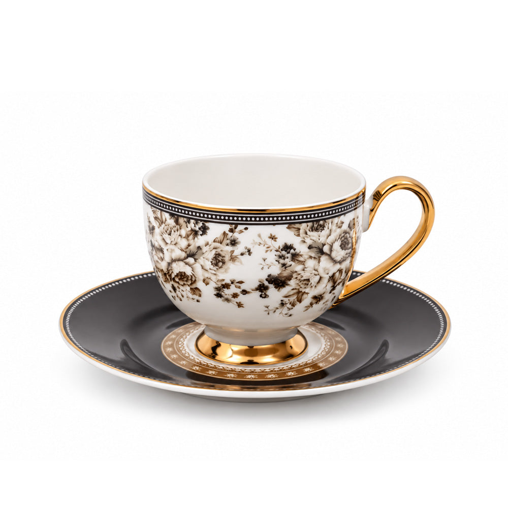 CUP & SAUCER SET 6PC MORE & MORE DS21A662 AW