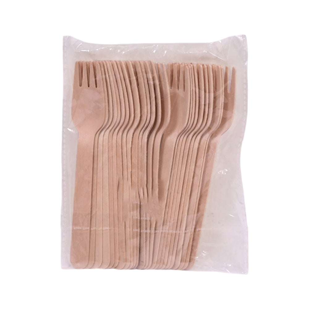 WOODEN FORK 24PC PACK
