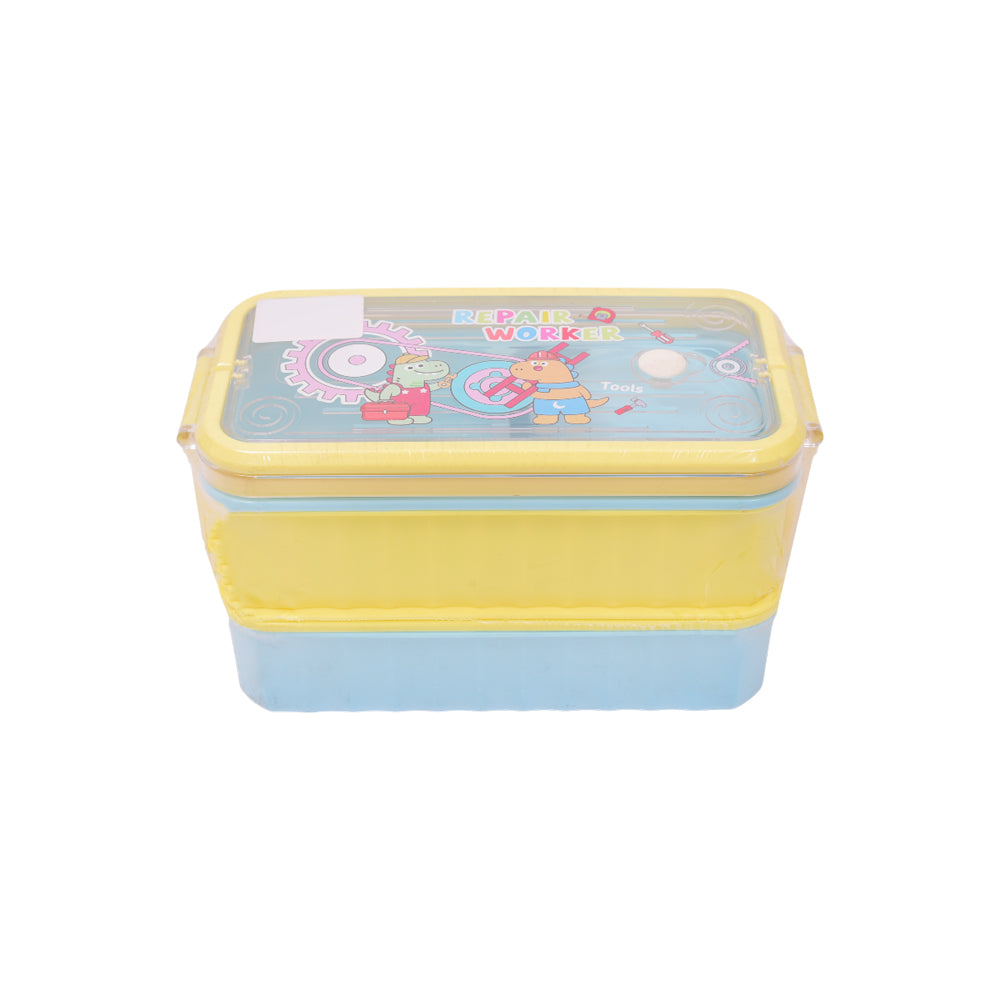 D-32 KIDS 2PORTION LUNCH BOX ASST IR