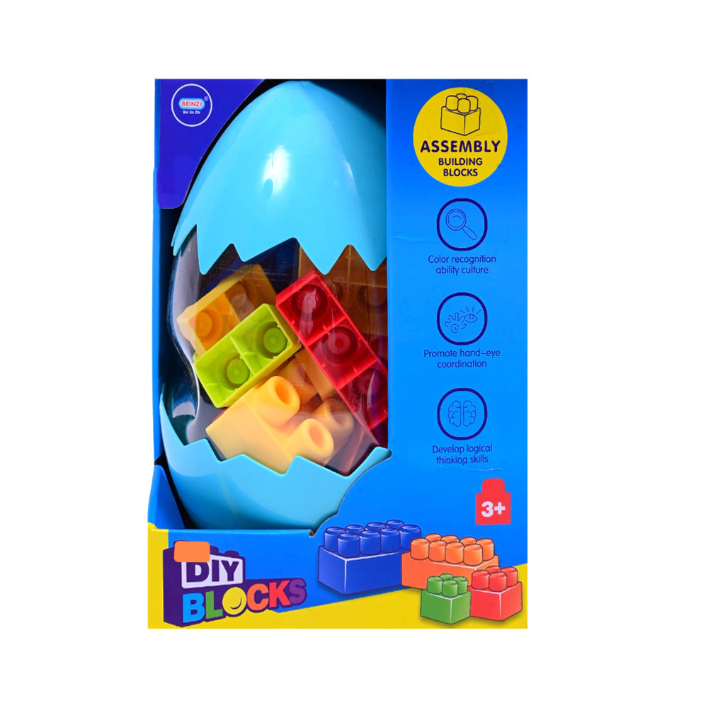 66161-3 DIY BUILDING BLOCKS SET EGG 64PC IR