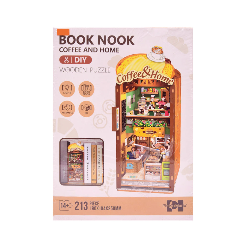 68061 DIY WOODEN COFFEE & HOME PUZZLE 213PC IR