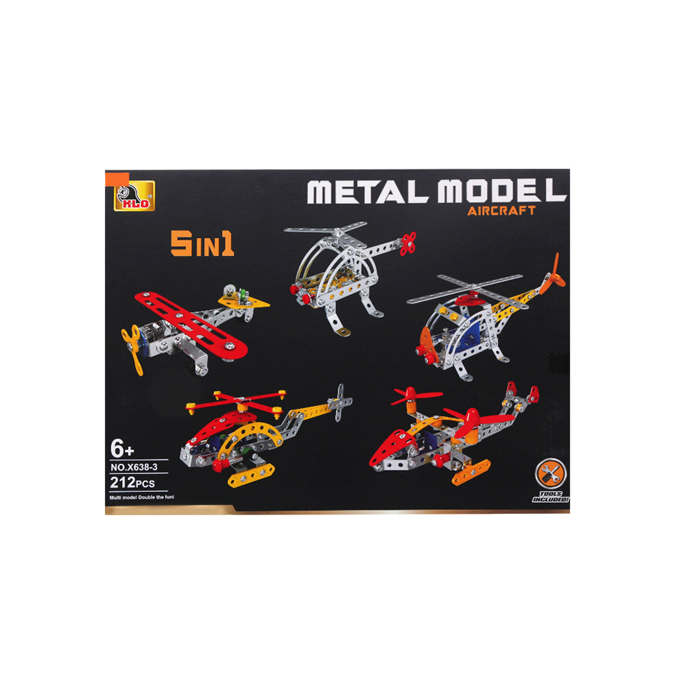 X638-3 METAL AIR CRAFT PUZZLE 212PC IR