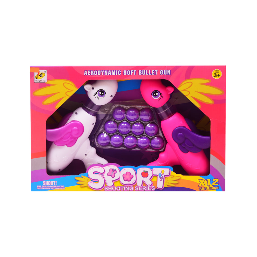 909-2 SOFT DART GUN 2IN1 IR