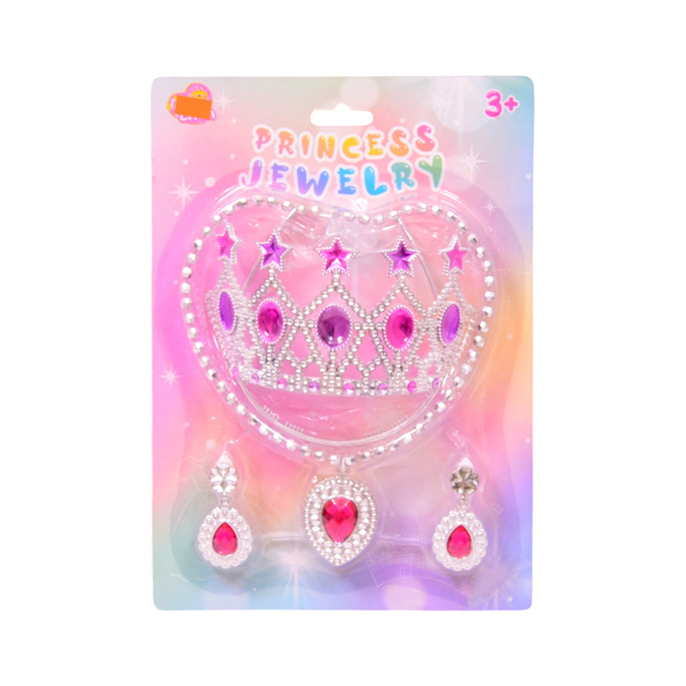 YT77-9D PRINCESS JEWELRY SET IN CARD IR
